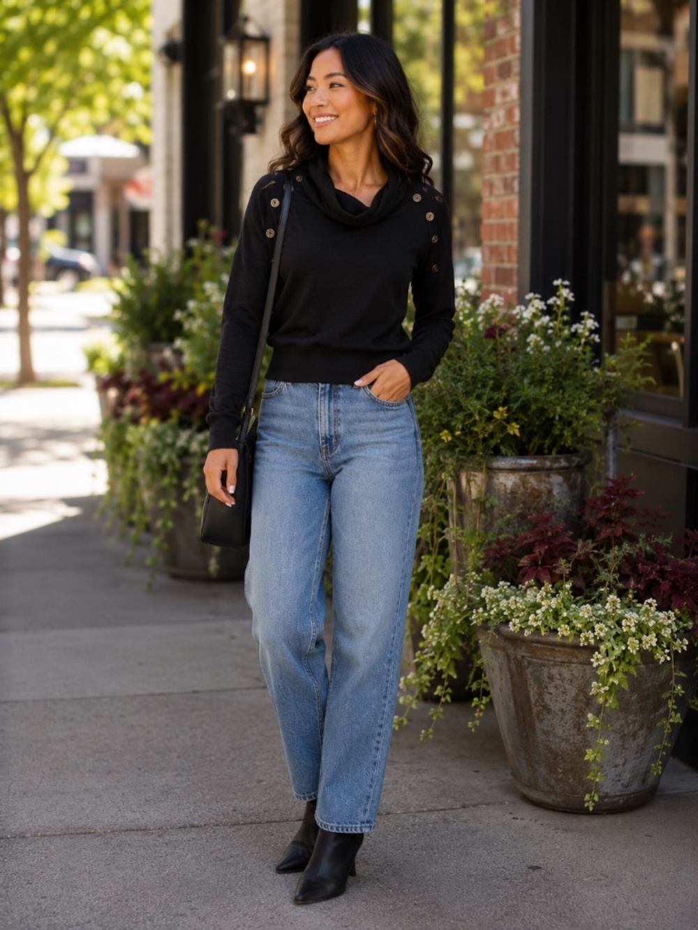 {Capote} Cowl Neck Sweater